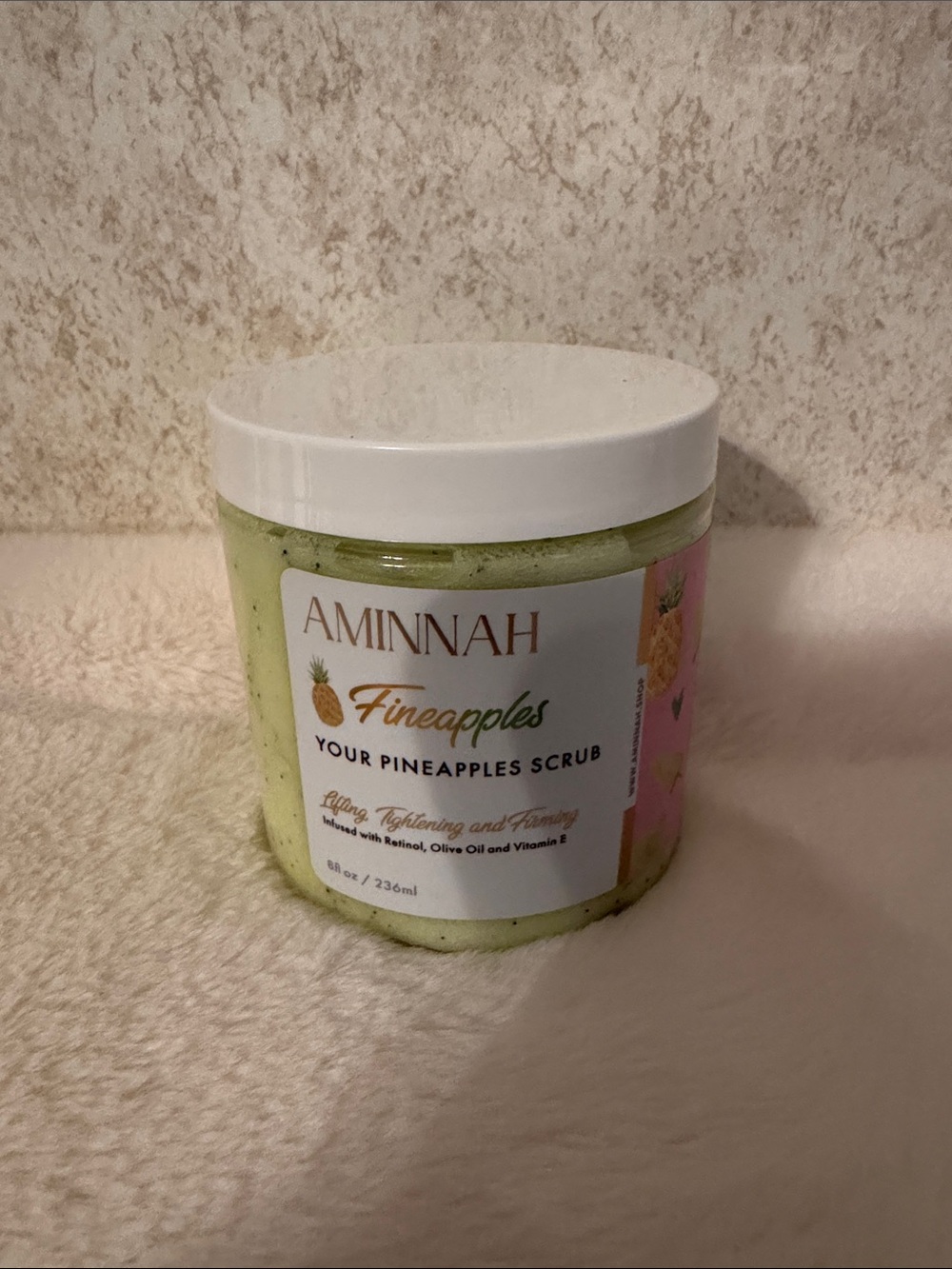 Aminnah Fineapples Pineapple Body Scrub - Green - Picture 1 of 1